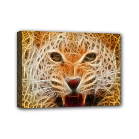 Jaguar Electricfied Mini Canvas 7  X 5  (framed) by masquerades