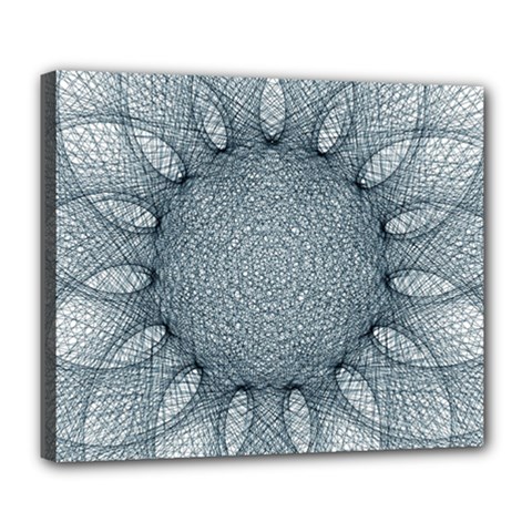 Mandala Deluxe Canvas 24  X 20  (framed) by Siebenhuehner