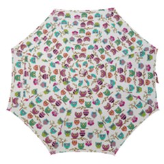 Happy Owls Straight Umbrella by Ancello