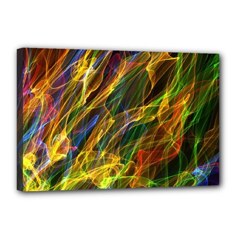 Abstract Smoke Canvas 18  X 12  (framed) by StuffOrSomething