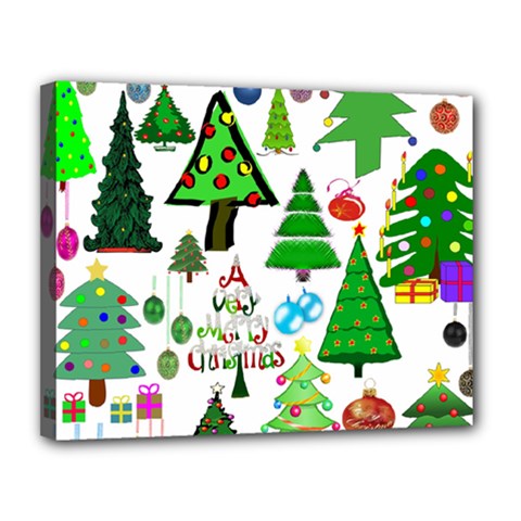 Oh Christmas Tree Canvas 14  X 11  (framed) by StuffOrSomething