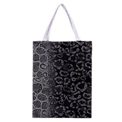 Black Cheetah Abstract All Over Print Classic Tote Bag by OCDesignss