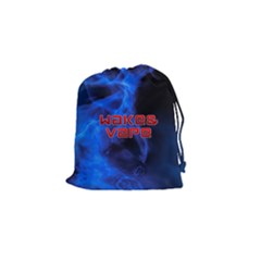 Wake&vape Blue Smoke  Drawstring Pouch (small) by OCDesignss