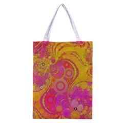 Super Bright Abstract All Over Print Classic Tote Bag by OCDesignss