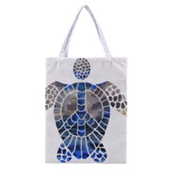 Peace Turtle Classic Tote Bag by oddzodd