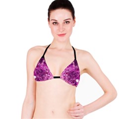 Amethyst Stone Of Healing Bikini Top by FunWithFibro