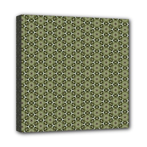 Cute Pretty Elegant Pattern Mini Canvas 8  X 8  (framed) by GardenOfOphir