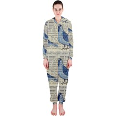 Bird Hooded Onepiece Jumpsuit (ladies) by boho