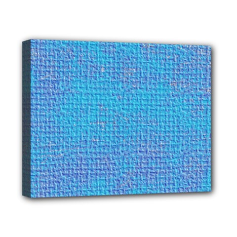 Textured Blue & Purple Abstract Canvas 10  X 8  (framed) by StuffOrSomething