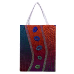 Funky Florescent Sassy Lips  Classic Tote Bag by OCDesignss