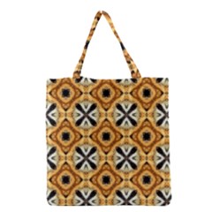 Faux Animal Print Pattern Grocery Tote Bags by GardenOfOphir