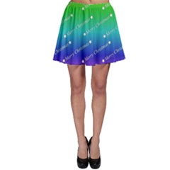 Merry Christmas,text,rainbow Skater Skirts by ImpressiveMoments