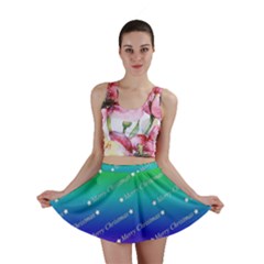 Merry Christmas,text,rainbow Mini Skirts by ImpressiveMoments