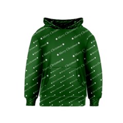 Merry Christmas,text,green Kid s Pullover Hoodies by ImpressiveMoments