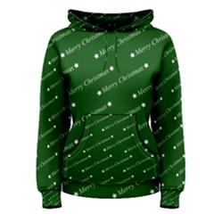 Merry Christmas,text,green Women s Pullover Hoodies by ImpressiveMoments