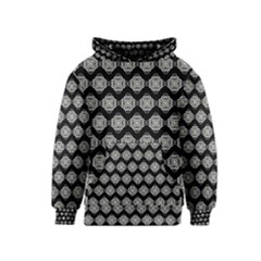 Abstract Knot Geometric Tile Pattern Kid s Pullover Hoodies by GardenOfOphir