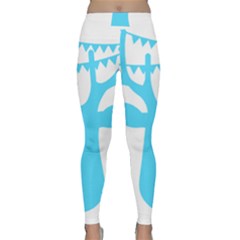 Party Deer With Bunting Yoga Leggings by CraftyLittleNodes