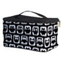 Black And White Owl Pattern Cosmetic Storage Cases View3