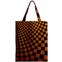 Abstract Square Checkers  Zipper Classic Tote Bags View1