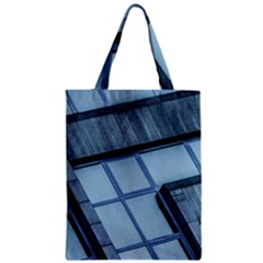 Abstract View Of Modern Buildings Zipper Classic Tote Bags by OZMedia