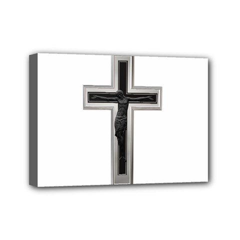 Christian Cross Mini Canvas 7  X 5  (stretched) by igorsin