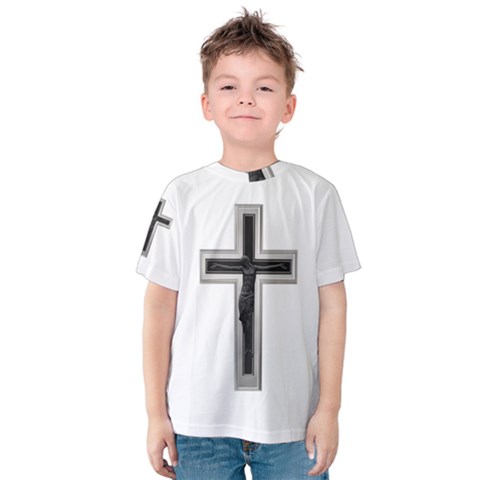 Christian Cross Kid s Cotton Tee by igorsin