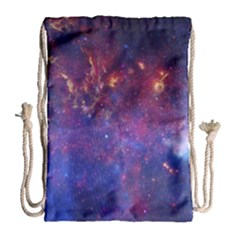 Milky Way Center Drawstring Bag (large) by trendistuff