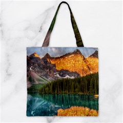 Banff National Park 4 Zipper Grocery Tote Bags by trendistuff