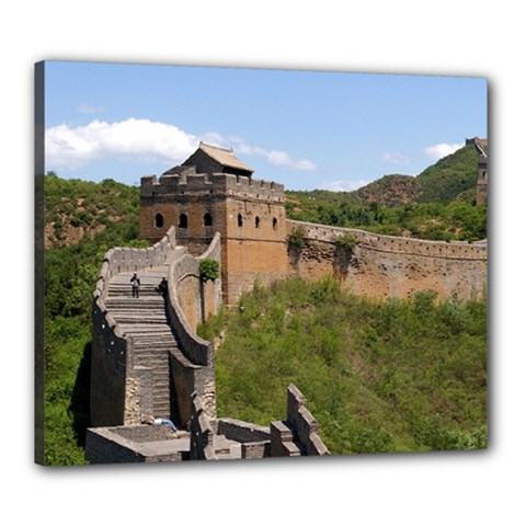 Great Wall Of China 3 Canvas 24  X 20  by trendistuff