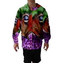 Peacock Butterfly Hooded Wind Breaker (kids) by trendistuff