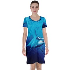 Hammerhead Short Sleeve Nightdresses by trendistuff