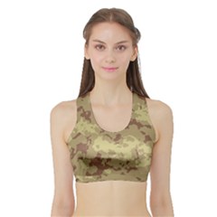 Deserttarn Women s Sports Bra With Border by LetsDanceHaveFun