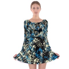 Abstract #15 Long Sleeve Skater Dress by Uniqued