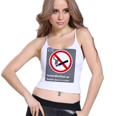 No Smoking  Spaghetti Strap Bra Top by MRTACPANS