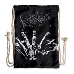 Strong Hands Drawstring Bag Pouch (large) by DryInk