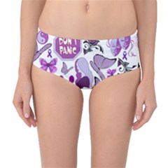 Fms Mash Up Mid-waist Bikini Bottoms by FunWithFibro