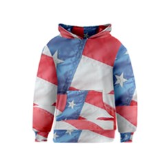 Folded American Flag Kids  Pullover Hoodie by StuffOrSomething