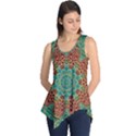 The Wooden Heart Mandala,giving Calm Sleeveless Tunic View1