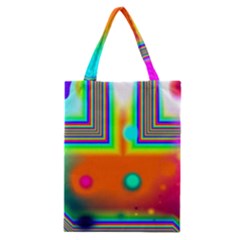 Crossroads Of Awakening, Abstract Rainbow Doorway  Classic Tote Bag by DianeClancy