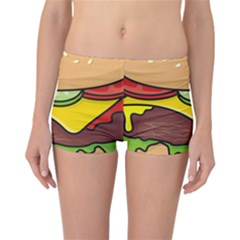Cheeseburger Reversible Boyleg Bikini Bottoms by sifis