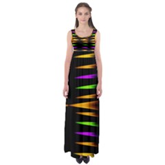 Fireworks And Calming Down Empire Waist Maxi Dress by pepitasart