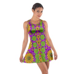 Fantasy Sunroses In The Sun Racerback Dresses by pepitasart