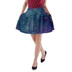 Constellations A-line Pocket Skirt by DanaeStudio