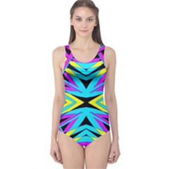 Art Off Wall One Piece Swimsuit by MRTACPANS