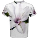 Magnolia Wit Aquarel painting art Men s Cotton Tee View1