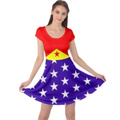 Super Lady Cap Sleeve Dress