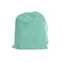 Mint color Drawstring Pouches (Large)  View1