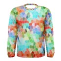 Colorful Mosaic  Men s Long Sleeve Tee View1