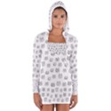 Sketchy Cats Women s Long Sleeve Hooded T-shirt View1