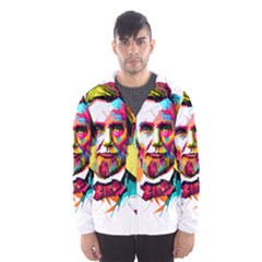 Abraham Lincoln Hooded Wind Breaker (men) by bhazkaragriz